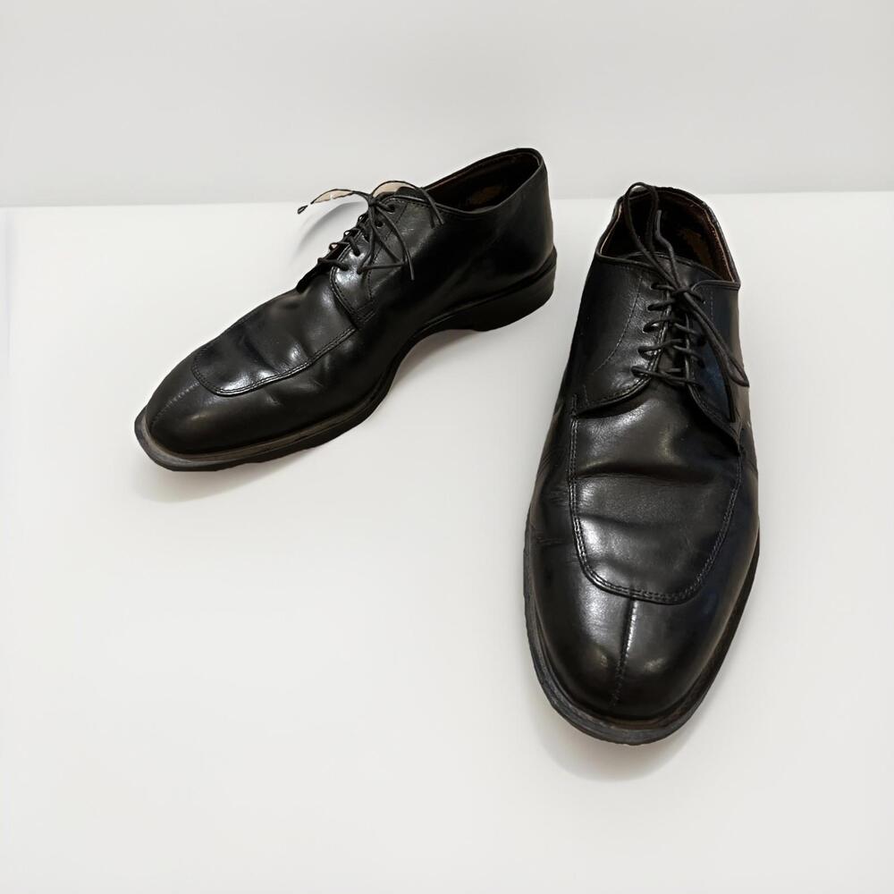 ALLEN EDMONDS BLACK MENS OXFORD DRESS SHOES SIZE 11 REMOVEABLE INSOLES VGC!